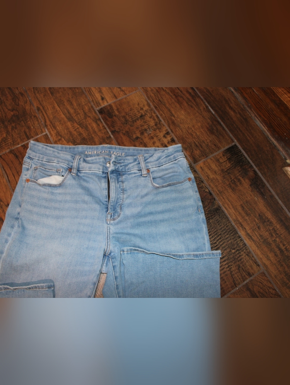 American Eagle High Rise Skinny Kick Jeans - Picture 7 of 7